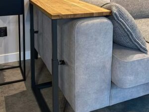 miniaturka Stolik pomocniczy regulowany drewniano-metalowy Metron