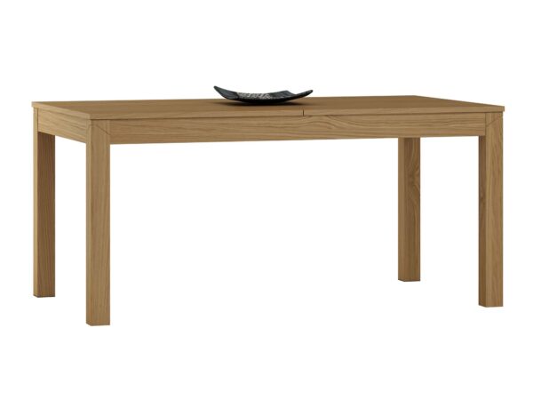 Stół jadalniany rozkładany dąb naturalny na prostych nogach