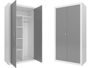 miniaturka Szafa dwudrzwiowa Leo młodzieżowa kolorowa