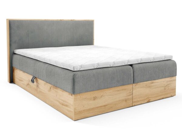 Łóżko nowoczesne pojemnik i stelaż Mizon 11