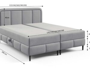 miniaturka Łóżko rozkładane automat sprężynowy Apis