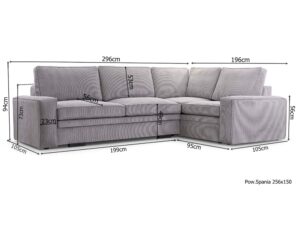 miniaturka Kanapa Nowoczesna Rozkładana Z Pojemnikiem Moa