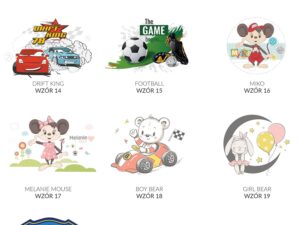 miniaturka Komoda Leo dziecięca z motywem bajkowym