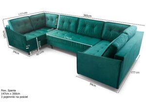 miniaturka Narożnik Loftowy Rozkładany Z Pojemnikiem Flawka U