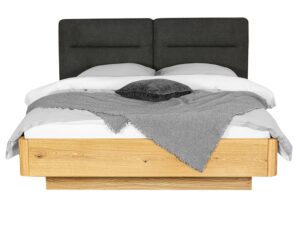 Łóżko dębowe z pojemnikiem i nowoczesnym designem Surara