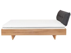 miniaturka Stylowe łóżko dębowe do sypialni z pojemnikiem Garo B