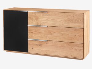 miniaturka Drewniana komoda z litego drewna Eleana 1T3L