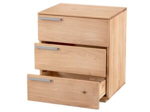 miniaturka Elegancka drewniana szafka nocna Arella 3L-RE