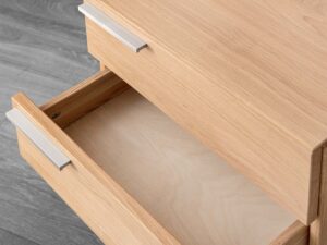 miniaturka Elegancka drewniana szafka nocna Arella 3L-RE