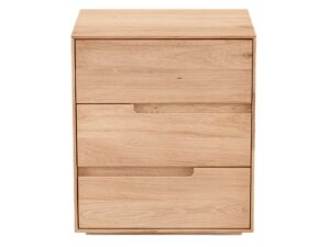 Szafka nocna z litego drewna Kobko 3L