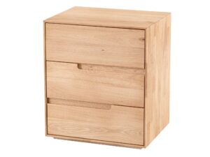 miniaturka Szafka nocna z litego drewna Kobko 3L