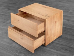 miniaturka Klasyczna szafka nocna drewniana Kobko 2L