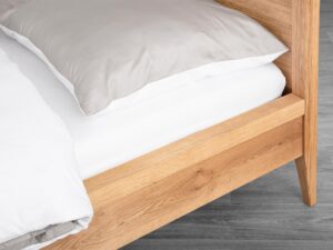 miniaturka Łóżko dębowe do wygodnej sypialni Hatalik