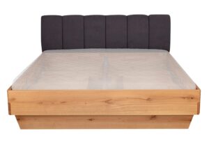 Wygodne łóżko dębowe z pojemnikiem i nowoczesnym designem Dasalia A