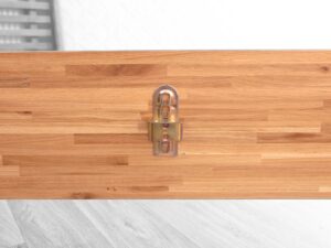 miniaturka Łóżko dębowe w stylu nowoczesnym Lelina B