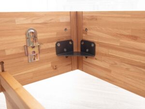 miniaturka Łóżko dębowe w stylu nowoczesnym Lelina B