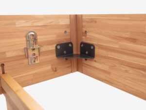 miniaturka Wysokiej jakości łóżko dębowe do sypialni Lelina A DĄB