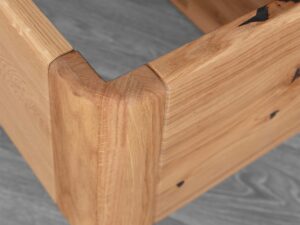 miniaturka Wysokiej jakości łóżko dębowe do sypialni Lelina A DĄB