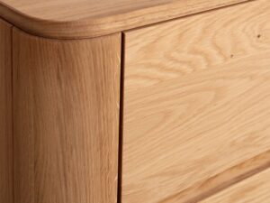 miniaturka Drewniana szafka nocna z litego drewna Lelina 2L