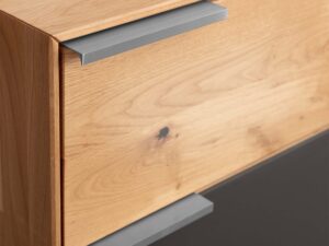 miniaturka Elegancka szafka nocna z litego drewna Eleana 2L-RE