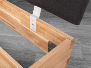 miniaturka Solidne i eleganckie łóżko z drewna dębowego Taverika A DĄB