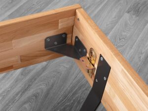 miniaturka Solidne i eleganckie łóżko z drewna dębowego Taverika A DĄB