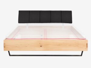 Solidne i eleganckie łóżko z drewna dębowego Taverika A DĄB
