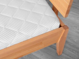 miniaturka Łóżko bukowe do sypialni w stylu nowoczesnym Lanoret