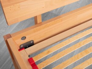 miniaturka Łóżko bukowe do sypialni w stylu nowoczesnym Lanoret