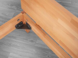 miniaturka Łóżko bukowe do sypialni w stylu nowoczesnym Lanoret