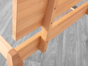 miniaturka Łóżko bukowe do sypialni w stylu nowoczesnym Lanoret