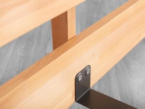 miniaturka Łóżko bukowe do sypialni w stylu nowoczesnym Lanoret