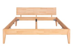 miniaturka Łóżko bukowe do sypialni w stylu nowoczesnym Lanoret