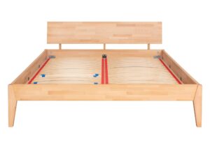 miniaturka Łóżko bukowe do sypialni w stylu nowoczesnym Lanoret