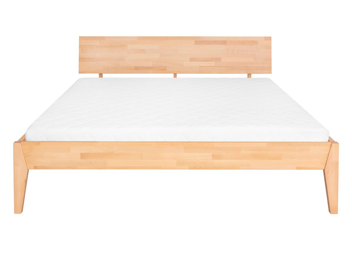 Łóżko bukowe do sypialni w stylu nowoczesnym Lanoret