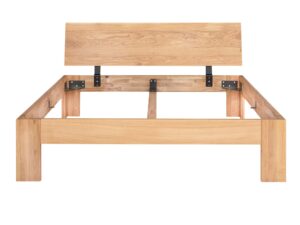 miniaturka Łóżko dębowe w modnym designie Cateresia A