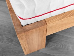 miniaturka Łóżko dębowe w modnym designie Cateresia A