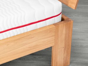 miniaturka Łóżko dębowe w modnym designie Cateresia A