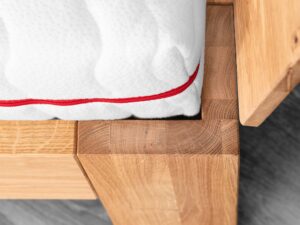 miniaturka Łóżko dębowe w modnym designie Cateresia A