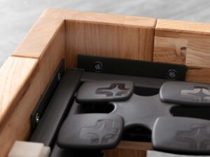 miniaturka Łóżko dębowe w modnym designie Cateresia A