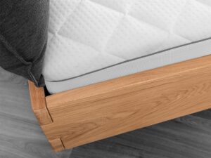 miniaturka Wygodne łóżko dębowe Taverika B DĄB