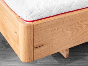 miniaturka Elegancka sypialnia z łóżkiem dębowym Lelina C