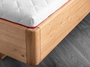 miniaturka Elegancka sypialnia z łóżkiem dębowym Lelina C