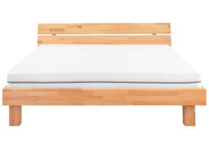 Wygodne łóżko bukowe w stylu nowoczesnym Garos