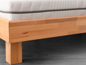 miniaturka Wygodne łóżko bukowe w stylu nowoczesnym Garos