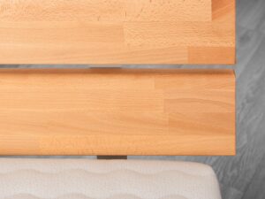 miniaturka Wygodne łóżko bukowe w stylu nowoczesnym Garos