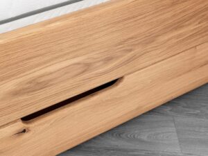 miniaturka Łóżko dębowe do nowoczesnych wnętrz Lelina L