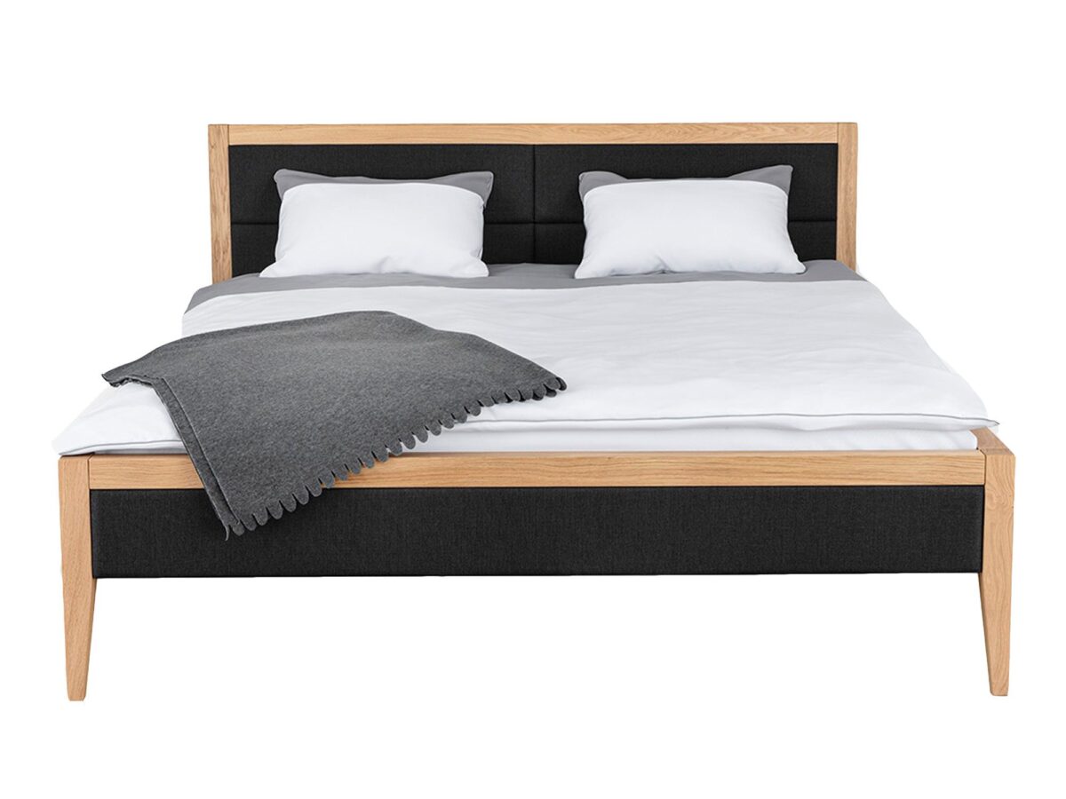 Łóżko dębowe do wygodnej sypialni Faterara