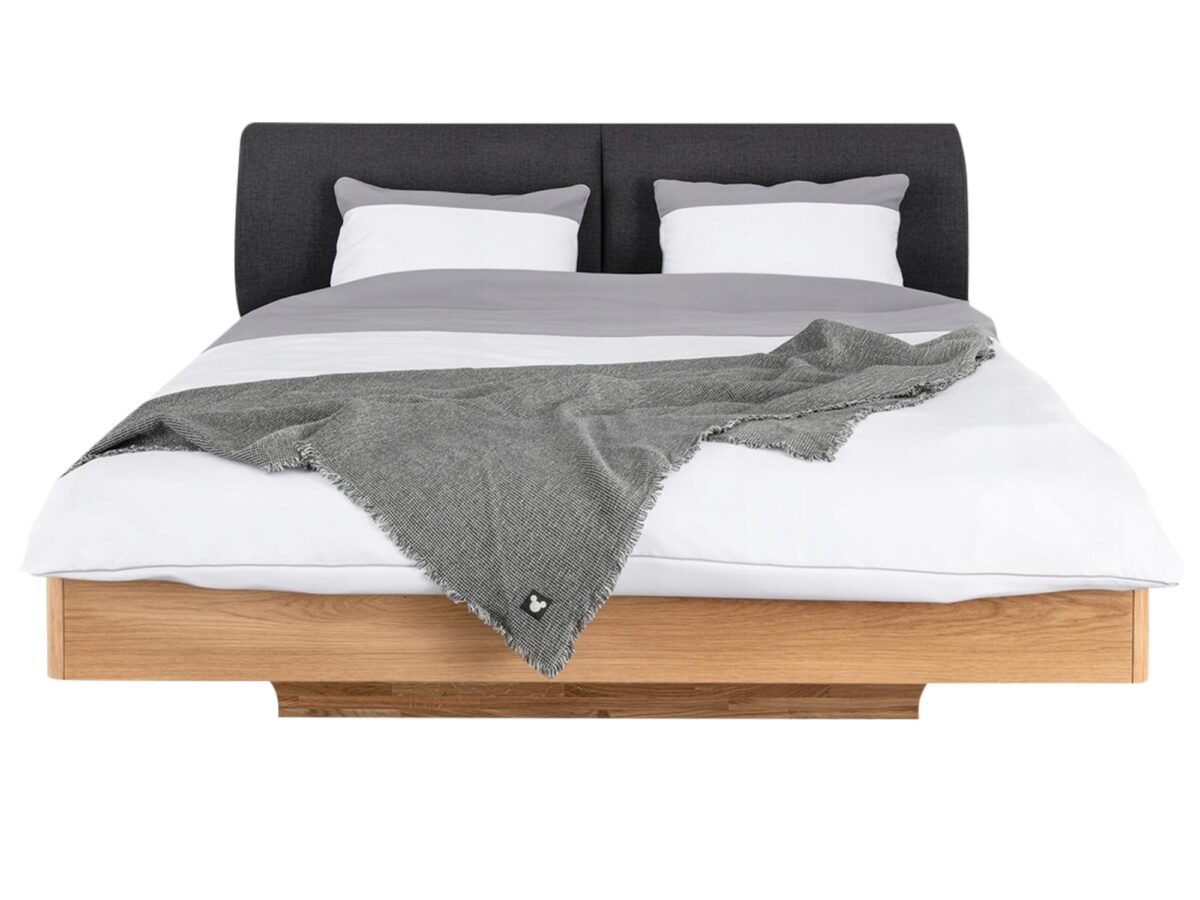 Wygodne łóżko dębowe w stylu nowoczesnym Vereria