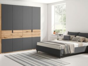 miniaturka Elegancka szafa z litego drewna K40EF4E